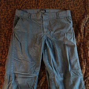 The Children's Place Blue Casual Pants Durable Cotton Blend
